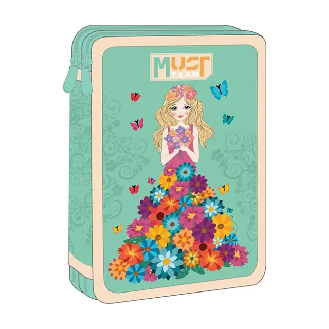Must Κασετίνα Διπλή Γεμάτη Flower Dress (000586726)
