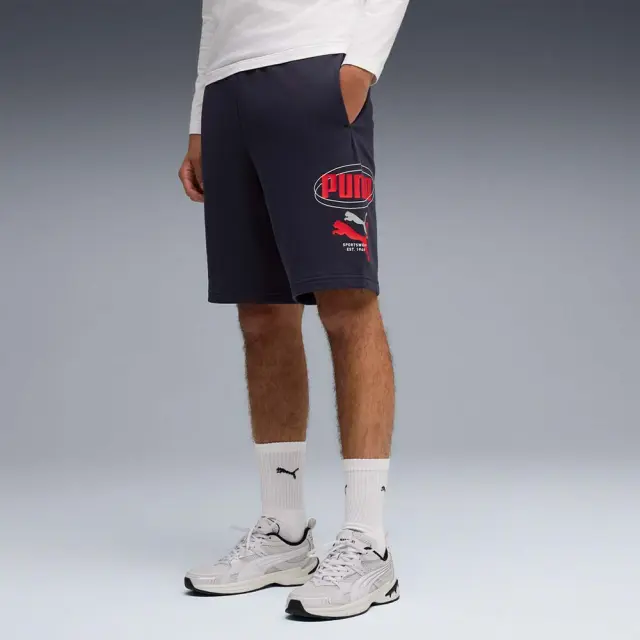 Puma Men's Essentials Logo Lab Story 1 10inch Shorts Μπλε Σκούρο 692460-16 (Puma)