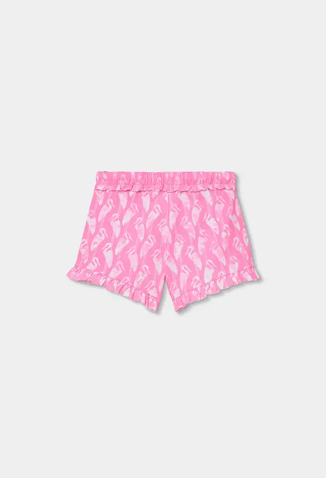 Boboli Knit σορτς με τύπωμα για κορίτσι 443078-9790 2
