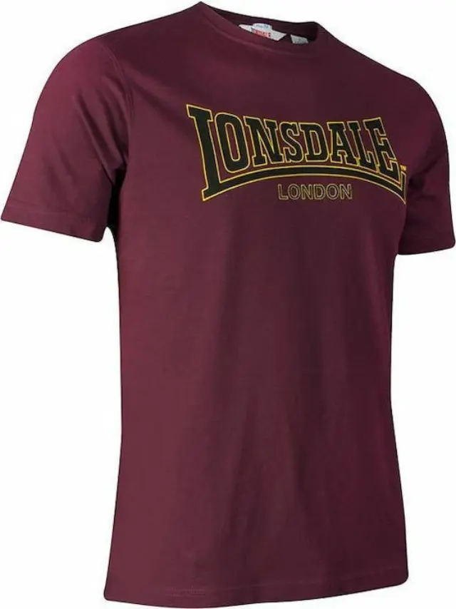 LONSDALE CLASSIC ΑΝΔΡΙΚΗ ΜΠΛΟΥΖΑ BORDEAUX 2