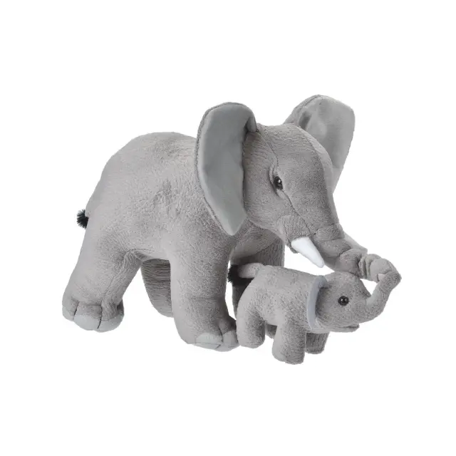 Wild Republic Λούτρινο Μαμά & Μωρό / Soft Toy Mom & Baby: Elephant