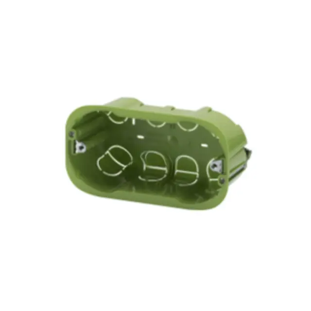 GREEN WALL - HIGH CAPACITY RECTANGULAR BOX - 4 GANG - DIMENSIONS 133x73x50 - HALOGEN FREE