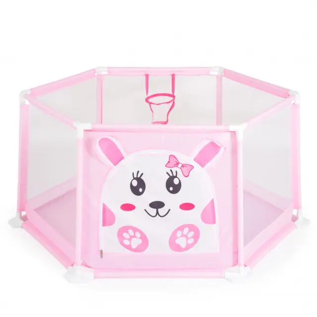 Πάρκο Δραστηριοτήτων 146 cm Με 50 Μπάλες 7061B Pink Moni Toys 3801005601806 2