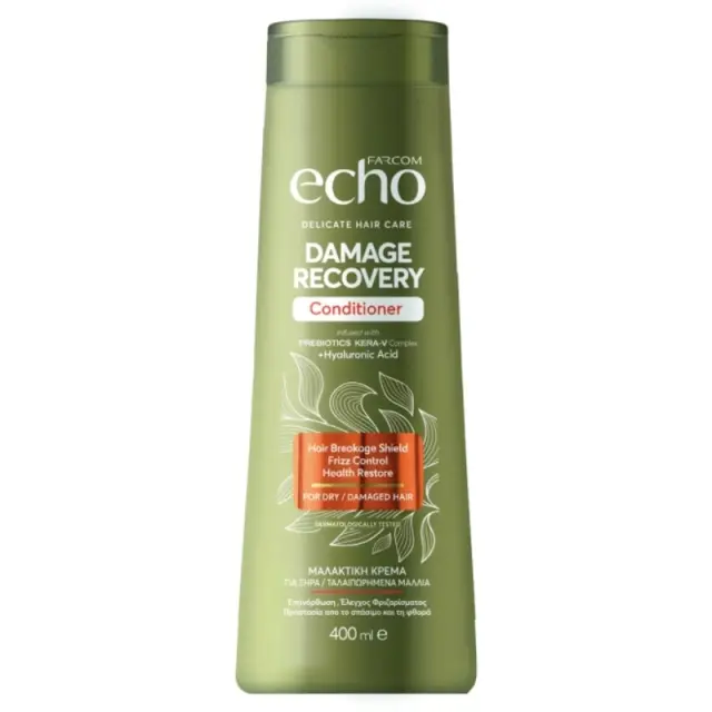 FARCOM Echo Conditione rDamage Recovery Γαλάκτωμα Αναδόμησης/Θρέψης για Ξηρά Μαλλιά 400ml