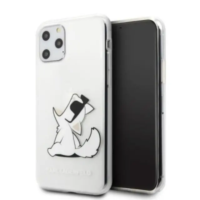 Karl Lagerfeld Choupette Fun Back Cover Σιλικόνης Διάφανο (iPhone 11 Pro)