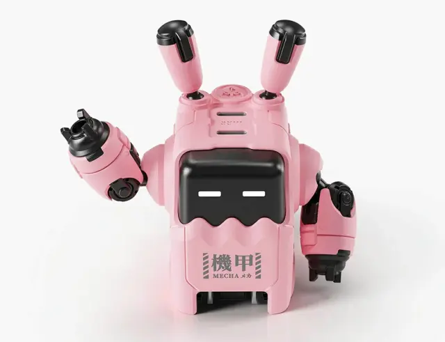Φορτιστής GaN GravaStar Delta35 με Γρήγορη Φόρτιση 35W - 2x USB-C - Pink 43793