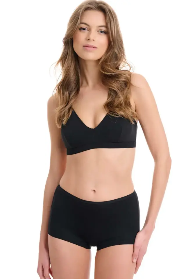 Walk γυναικεία boxer εσώρουχα μαύρα 2