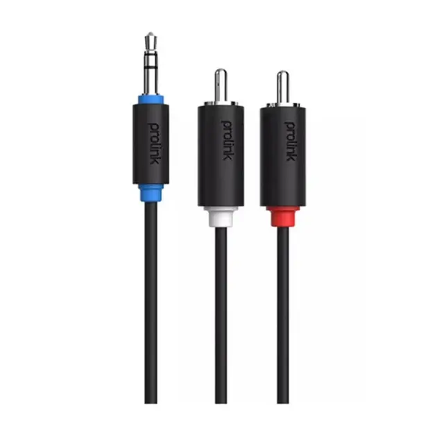 Prolink PB103-0500 Καλώδιο Σήματος 2xRCA Αρσενικά Σε JACK 3,5mm 5m
