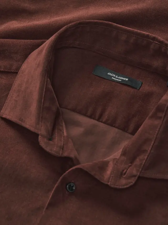 JPRBLAPARKER CORDUROY L/S SHIRT BF - Bitter Chocolate 3