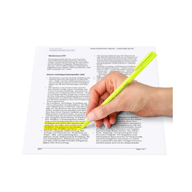 Μαρκαδόρος Staedtler Triplus TextSurfer Κίτρινο 362-1 2