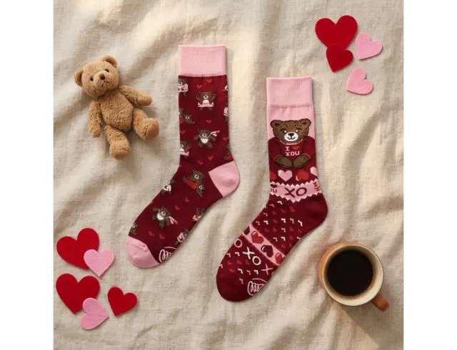 Κάλτσες Love Teddy Many Mornings με μέγεθος 39-42 - ΕνηλίκωνMM-R181