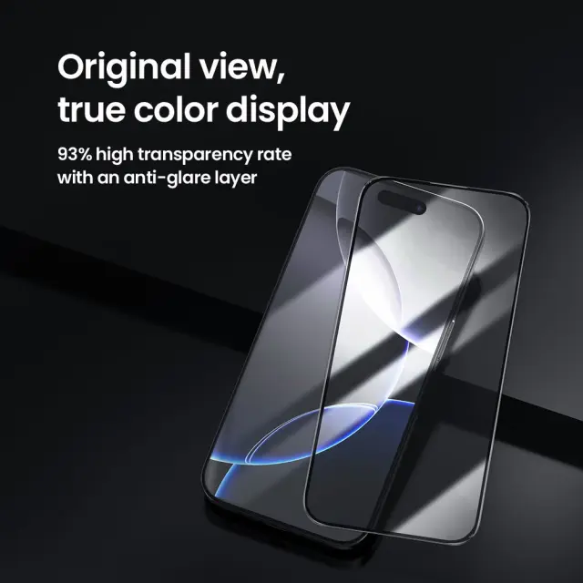 Nillkin Tempered Glass 2.5D CP+ PRO Black for Apple iPhone 16 Pro (with applicator) 3