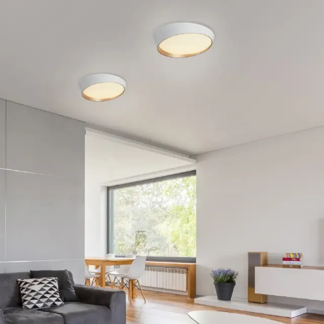 Φ/Σ ΟΡΟΦΗΣ LED 32W 2500LM CCT IP20 ΛΕΥΚΟ ΜΕΤΑΛΛΙΚΟ + ΑΚΡΥΛΙΚΟ FEEDO / HM219LEDPCCT 3