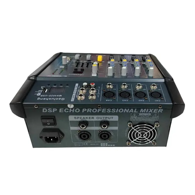 Gaolusheng MX-402D USB τετρακάναλος μίκτης ήχου - Professional Mixer Console Series 17944-1 3