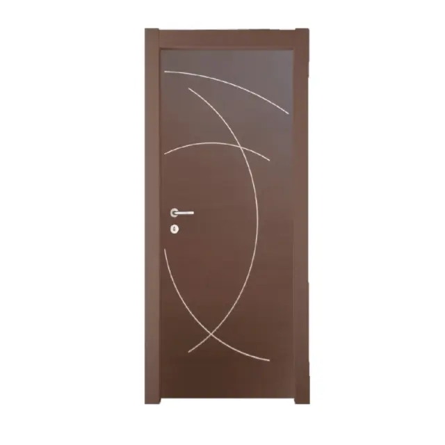 Θωρακισμένη Πόρτα Wenge με inox KΠ108 3
