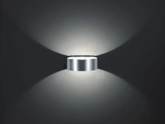 FOSCA Επιτοίχιο Φωτιστικό LED Αλουμίνιο Ματ 9W Έμμεσου Φωτισμού IP20 Αλουμινίου