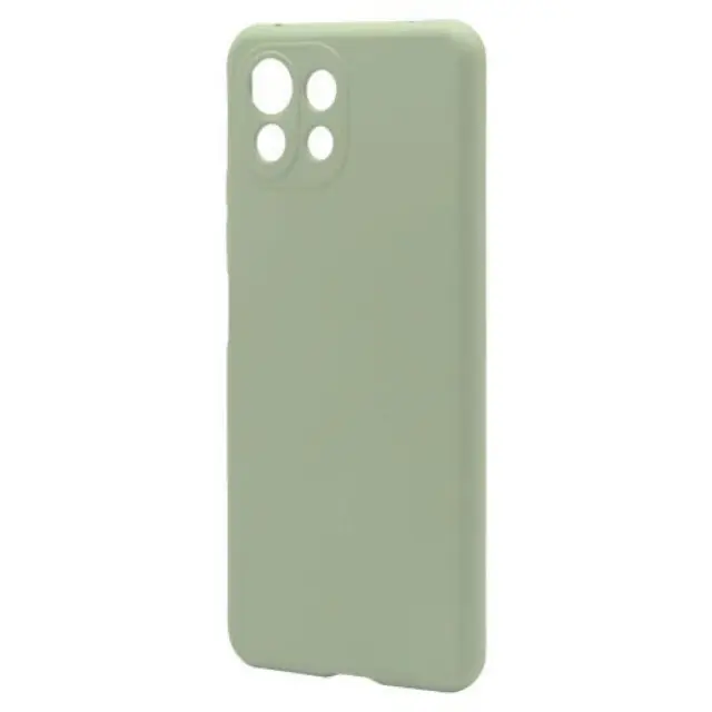 Θήκη Liquid Silicon inos Xiaomi Mi 11 Lite/ Mi 11 Lite 5G L-Cover Λαδί N56901