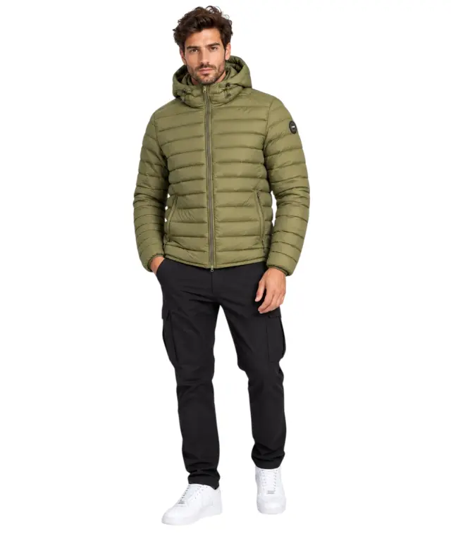 Cavalli Class - Ανδρικό Χειμερινό Μπουφάν Slim Fit WXT40AFT035-4000 Λαδί 2