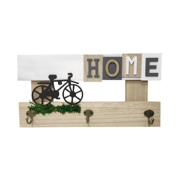 Ξύλινη κρεμάστρα τοίχου - Wooden wall hanger 697224