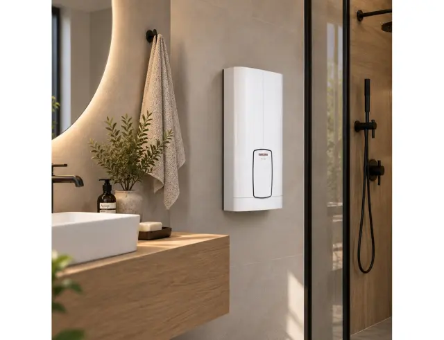 Επιτοίχιος Ταχυθερμαντήρας Νερού Stiebel Eltron Comfort HDB-E 18/21/24 Trend SE092022C Τριφασικός, Inverter με ισχύ 24000W και διαστάσεις 22.5x10.5x46.6cm - WhiteSE092022C