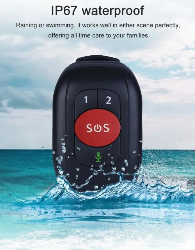 Ρολόι GPS TRACKER συσκευή εντοπισμού και παρακολούθησης 4G με κουμπί SOS και αισθητήρα πτωσης για βοήθεια ηλικιωμένων- φροντίδα απο απόσταση mod. SOS 911 2