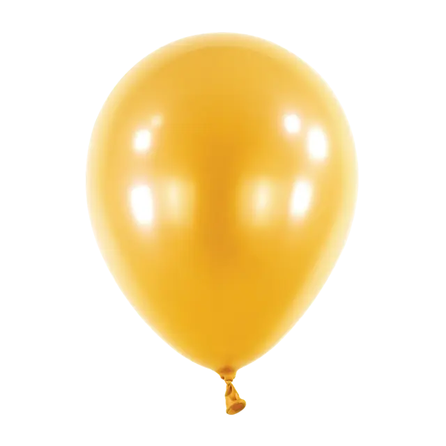 Μπαλόνια Λάτεξ 5 Pearl Gold / 100 τμχ - Χρυσό