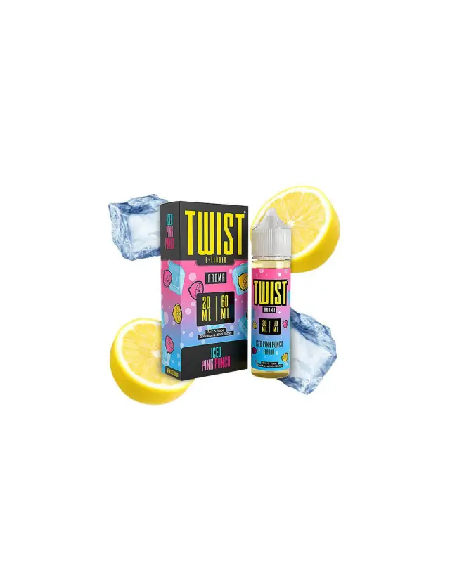 Twist Iced Pink Punch Flavour Shot 20/60ml 60ml Twist E-Liquids