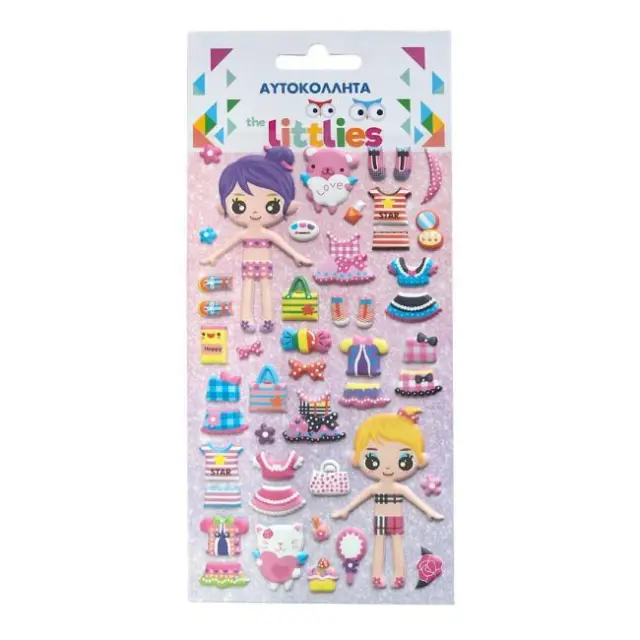 The littlies Αυτοκόλλητα 10x22cm Girly (000646999)