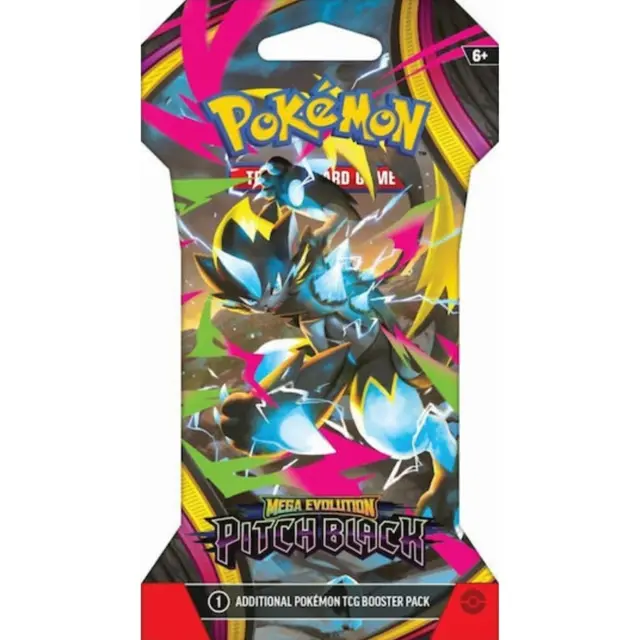 Pokemon TCG Mega Evolution: Pitch Black - Sleeved Booster - POK104243