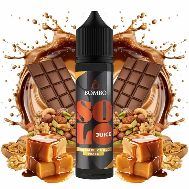Bombo Solo Juice Caramel Choco Nuts 15ml/60ml Flavorshot
