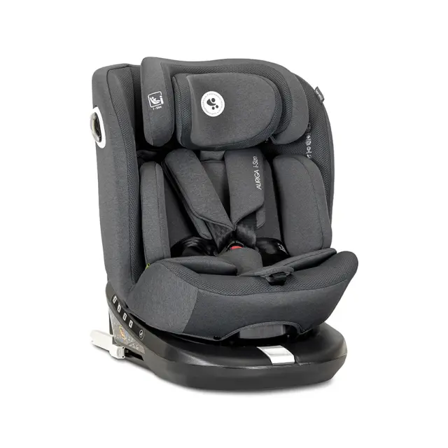 Lorelli Κάθισμα Αυτοκινήτου "AURIGA" i-Size ISOFIX 360 Anti Rebound Bar Grey Γκρι 3