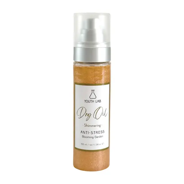 YOUTH LAB Anti-Stress Shimmering Dry Oil Ιριδίζον Ξηρό Λάδι για Ενυδάτωση, Θρέψη & Προστασία, 100ml