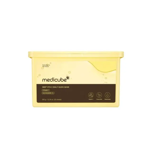 Medicube Deep Vita C Daily Quick Mask- 30 μάσκες κυτταρίνης άμεσης λάμψης