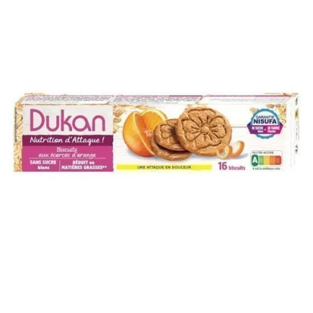 Dukan Μπισκότα Βρώμης με πορτοκάλι, 132γρ
