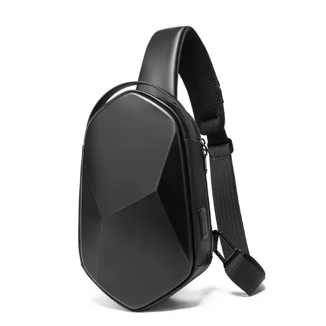 Τσαντάκι ώμου χιαστί crossbody Bange 7213 μαύρο - One Size