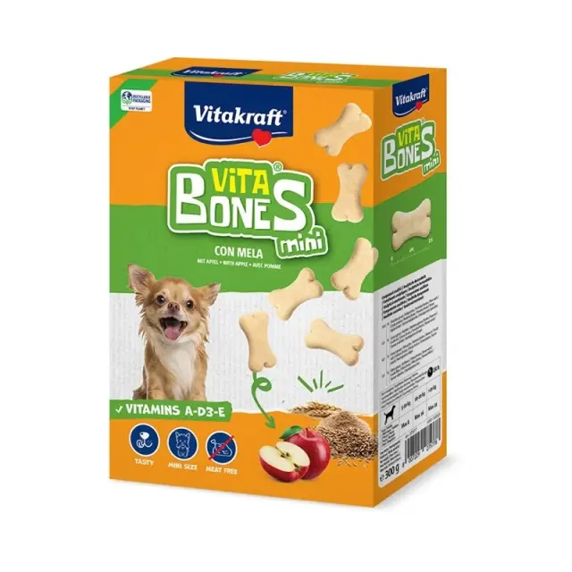 Vitakraft Vita Bones Mini με μήλο 300gr