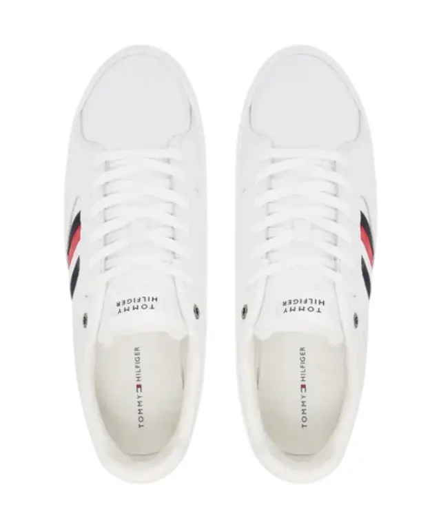Tommy Hilfiger - Ανδρικά Sneakers Icon Court Stripes FM0FM05628-YBS Λευκό 3
