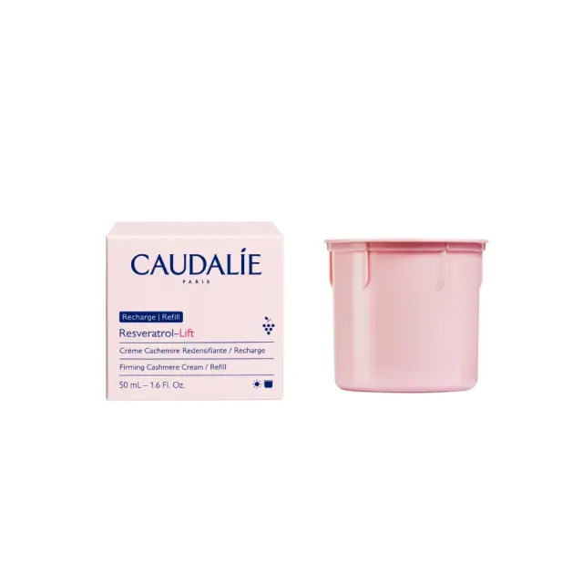 CAUDALIE Resveratrol-Lift Firming Cashmere Refill Κρέμα Προσώπου για Αντιγήρανση & Σύσφιξη με Υαλουρονικό Οξύ & Κολλαγόνο 50ml