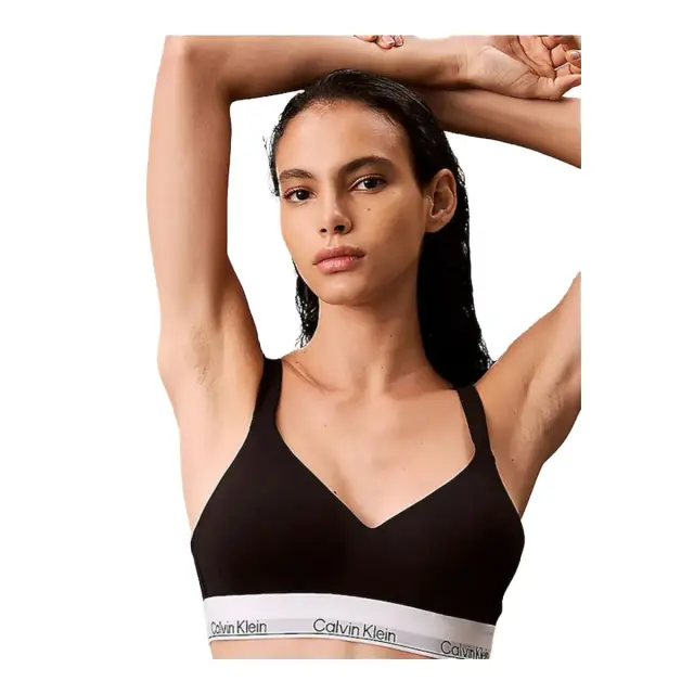Calvin Klein Γυναικείο Μπουστάκι Lift Bralette Modern Cotton, Χρώμα Μαύρο
