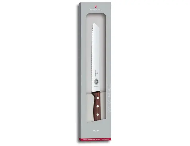Μαχαίρι ψωμιού Victorinox με ξύλινη λαβή και μήκος λεπίδας 21cm - σε συσκευασία δώρου5.1630.21G 2