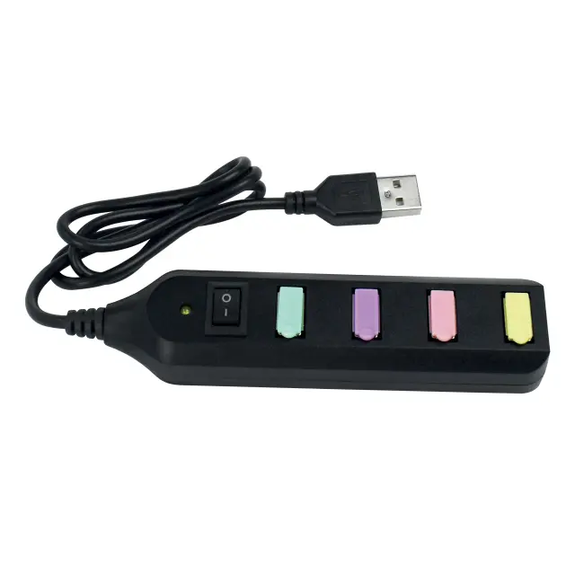 Legami Portable Mini USB1.0/1.1/2.0 Hub 4 θυρών μαύρο