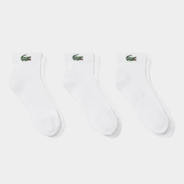 Κάλτσες Σετ 3τμχ Lacoste 3RA9184-L001 Λευκό - 35-38