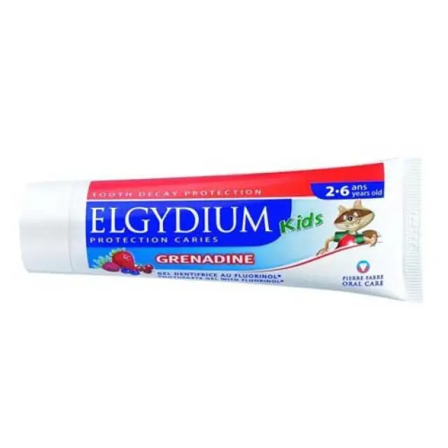 Elgydium Toothpaste Kids Red Berries 1000pmm Παιδική Οδοντόκρεμα κατά της Τερηδόνας με Γεύση Κόκκινα Φρούτα, 50ml 3
