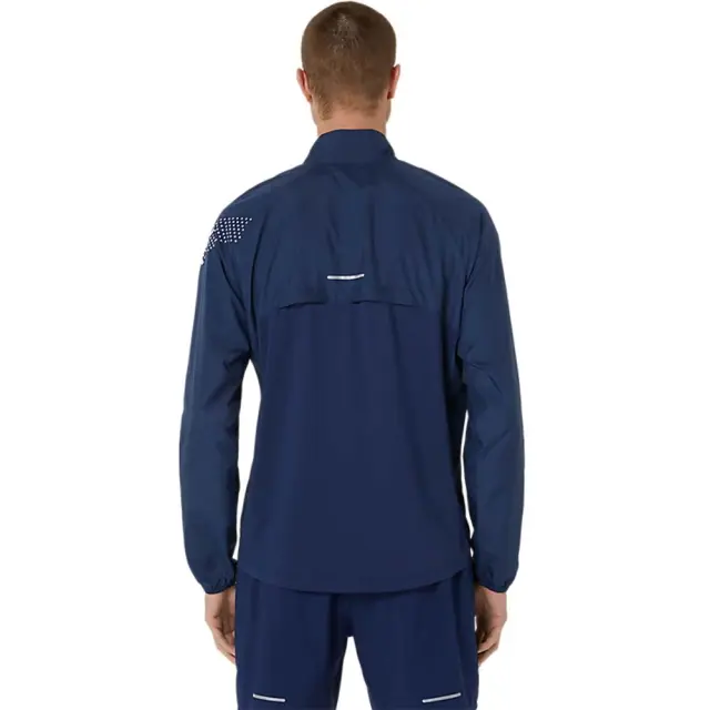 Asics Men's Icon Jacket Μπλε Σκούρο 2011C733-401 (Asics) 2
