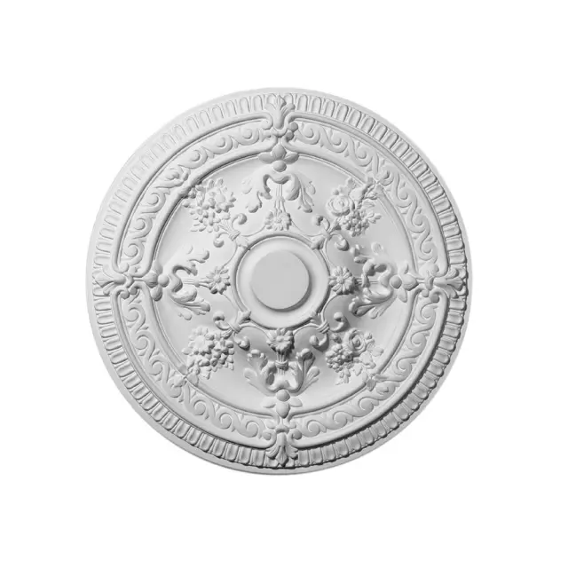 Deco Ροζέτα Οροφής Φωτιστικού πολυστερίνης 660mm Λευκή / Elena