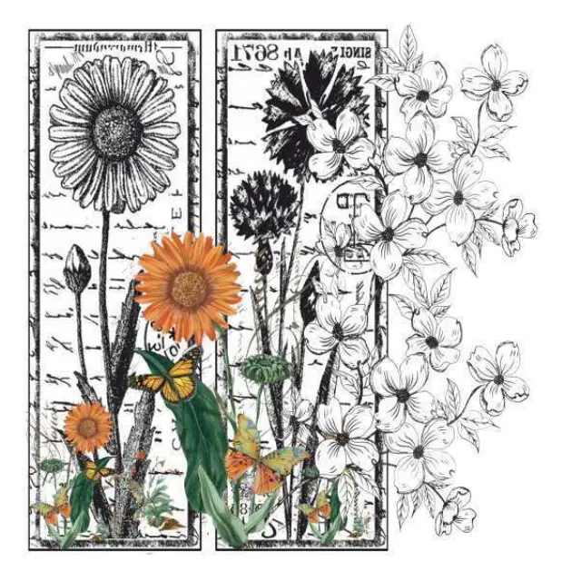 Artebella Αυτοκόλλητο Χαρτί Ντεκουπάζ Home Design Transfer 25x25cm 5834V