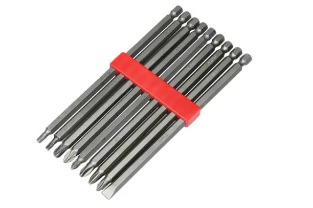 Bit set mix 10 pieces pz torx ph 150 mm