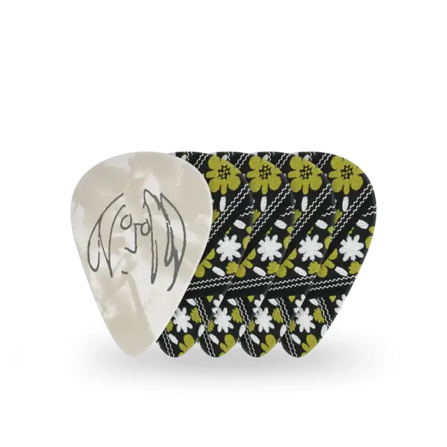 D'Addario 1CWH4-02JL John Lennon Rooftop Πένες Medium (Συσκευασία 10 τμχ)