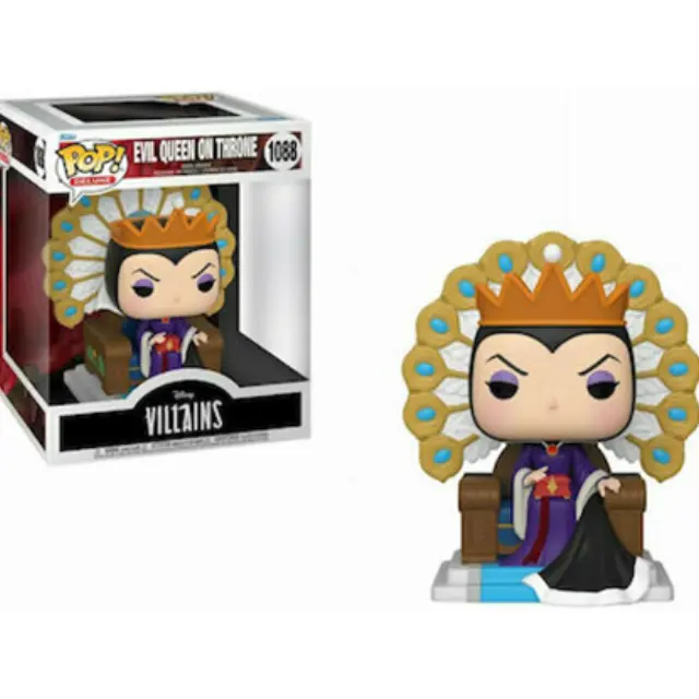 Funko Pop! Deluxe: Disney Villains Snow White and the Seven Dwarfs - Evil Queen on Throne #1088 Vinyl Figure
