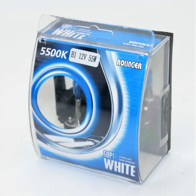 ΛΑΜΠΑ ΤΥΠΟΥ XENON H1 12V 55W 5500K 2τμχ AU-LI-3741 2